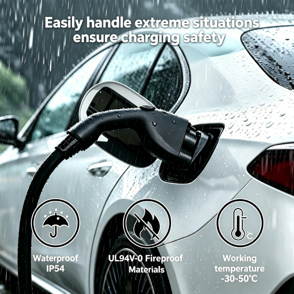 RIYS CCS2 to CCS1 EV Charging Adapter | AC+DC 500A Max Fast Charger
