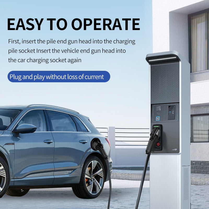 Type 2 EV Charging Cable For Hybrid Electric Vehicles 7.4KW 5M 32A / 11KW 5M 16A / 22KW 32A 5M High Quality Fast Charging Cable