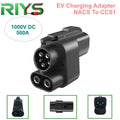 NACS‑CCS1 DC Adapter 500A Max 1000V 250KW for EV