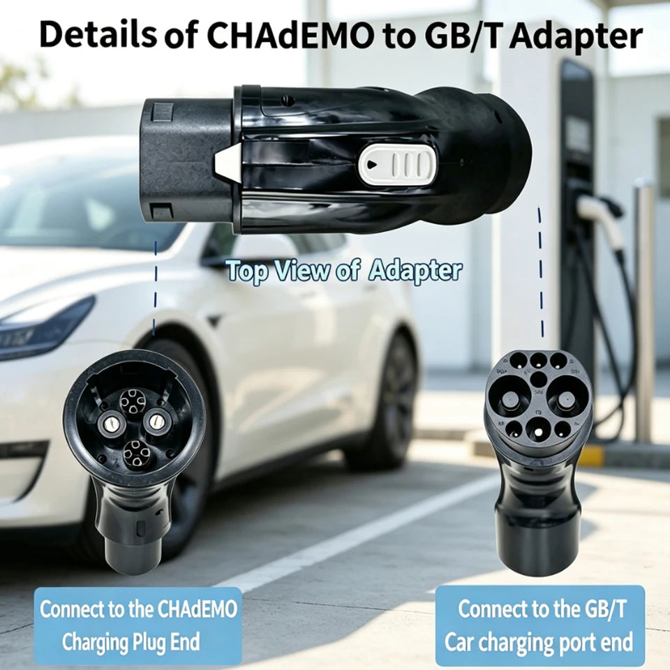 RIYS CHAdeMO‑GB/T DC Adapter Japanese Standard Fast EV Charger