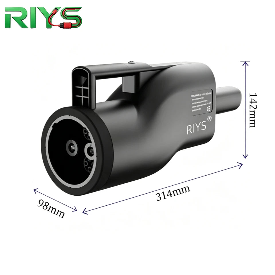RIYS CHAdeMO‑NACS DC Adapter 250A Fast Charger for Tesla EV